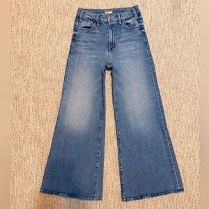 Mother Hustler Roller Ankle High on the Hog Jeans size 25